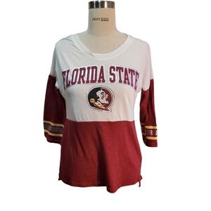 Rivalry Threads FSU Florida‎ State Seminoles Two Tone Top Size S Women's